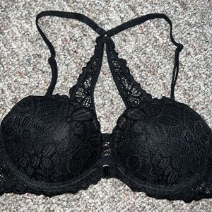 VS PINK lace push up racerback bra 34B​